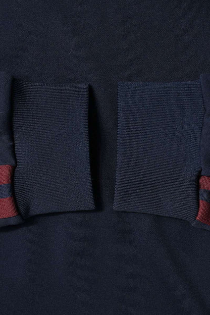 F.C.R.B Logo Embroidered Sweatshirt Blue Size M