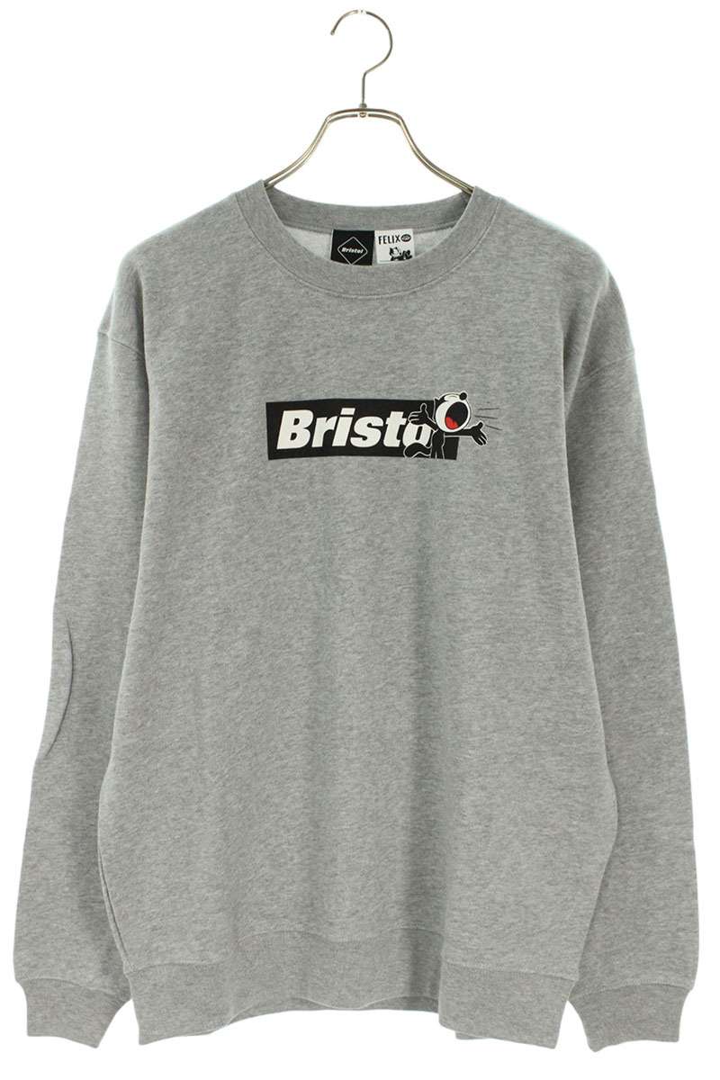 F.C.R.B Print Sweatshirt Gray Size M