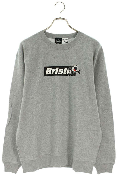 F.C.R.B Print Sweatshirt Gray Size M