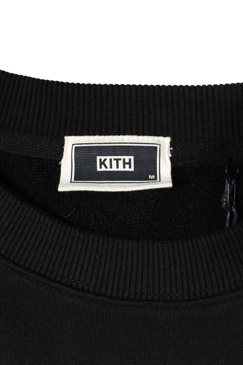 KITH Logo Embroidered Sweatshirt Black Size M