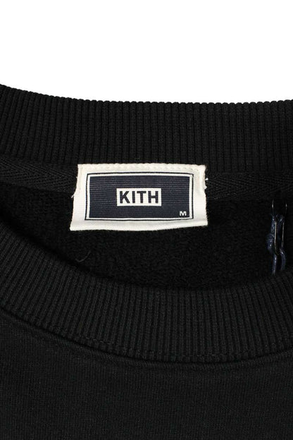 KITH Logo Embroidered Sweatshirt Black Size M