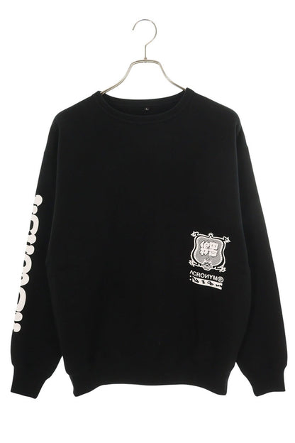 ACRONYM Logo Graphic Sweatshirt Black Size L
