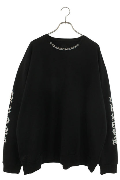 Chrome Hearts Neck Logo Print Crewneck Sweatshirt Size XXL