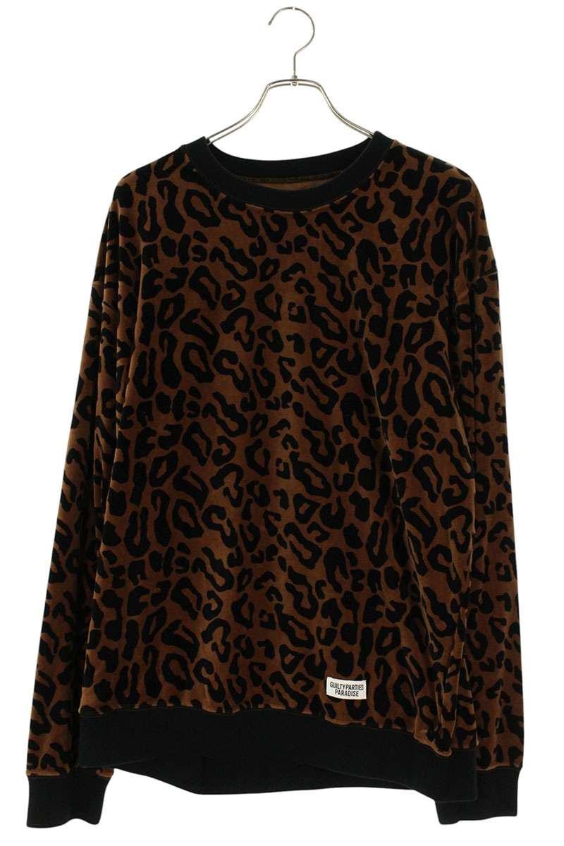 Wacko Maria Leopard Jacquard Sweater 20AW Size M