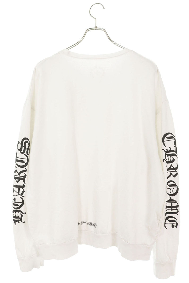 Chrome Hearts SWTSHRT PLVR Neck Logo Print Sweatshirt Size L
