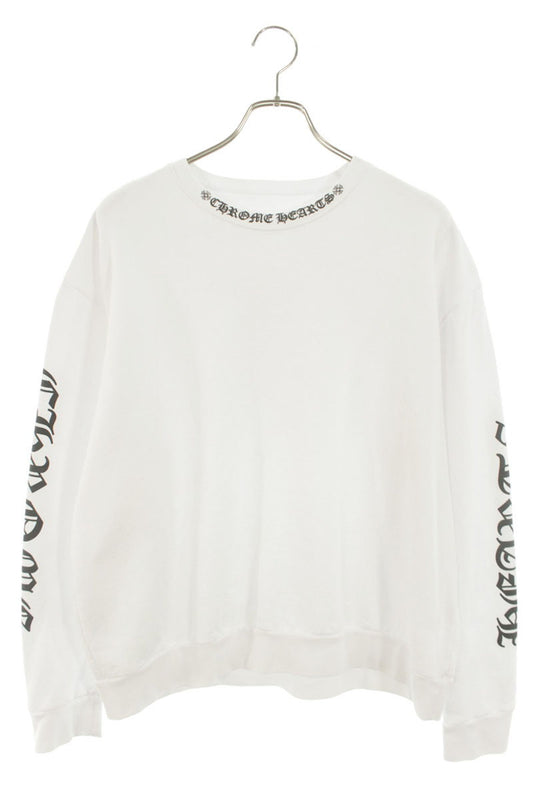 Chrome Hearts SWTSHRT PLVR Neck Logo Print Sweatshirt Size S