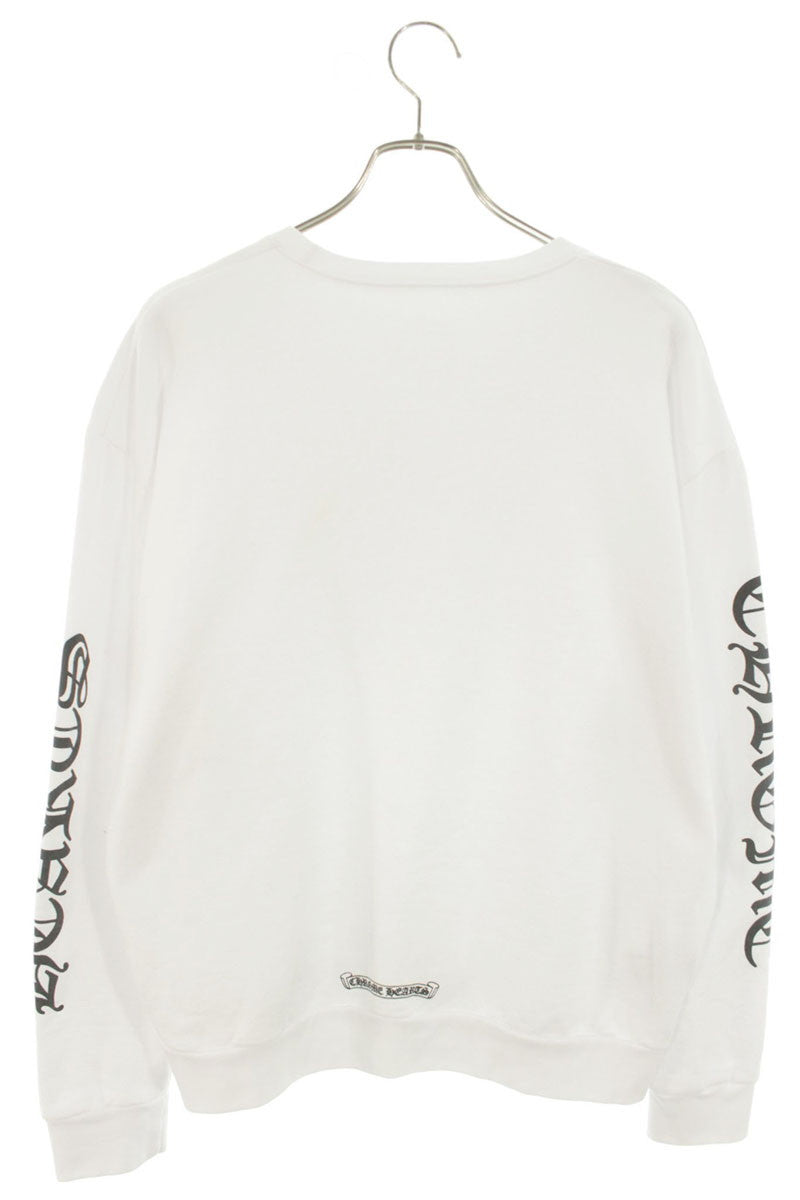 Chrome Hearts SWTSHRT PLVR Neck Logo Print Sweatshirt Size S
