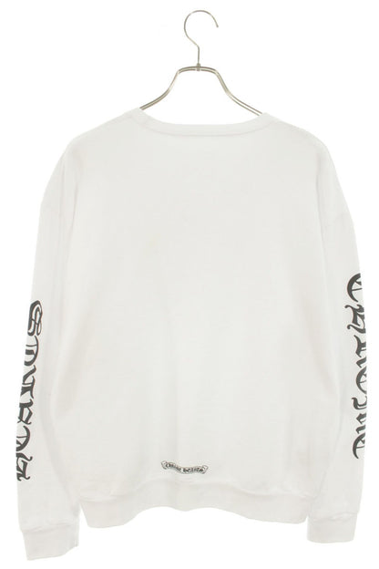 Chrome Hearts SWTSHRT PLVR Neck Logo Print Sweatshirt Size S