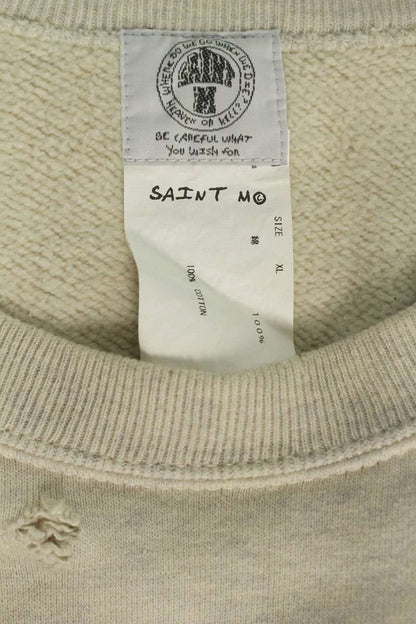 Saint Michael Vintage Sweatshirt White Size XL