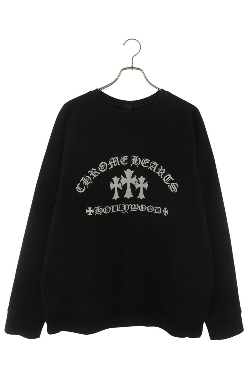 Chrome Hearts U SAILIN ON CREW Triple Cross Black Size XL