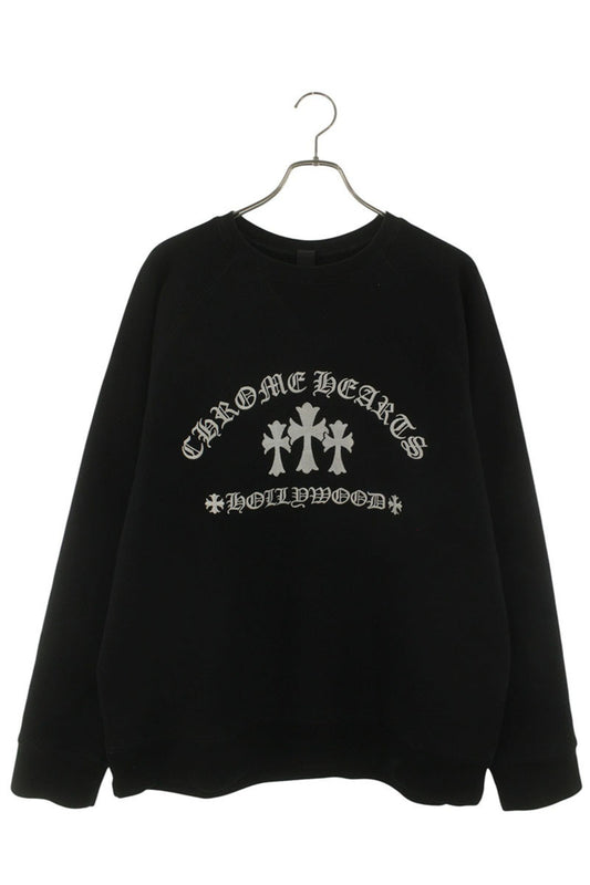 Chrome Hearts U SAILIN ON CREW Triple Cross Black Size XL