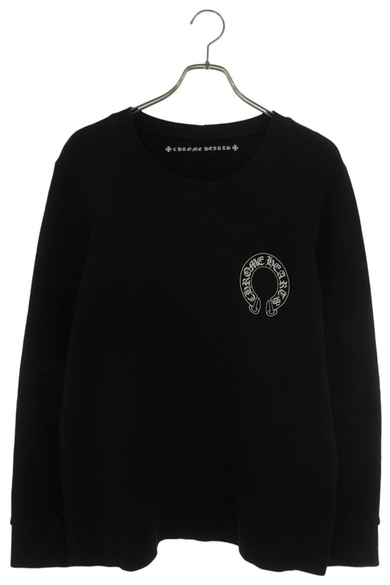Chrome Hearts Back Arch Logo Floral Sleeve Sweatshirt Size M