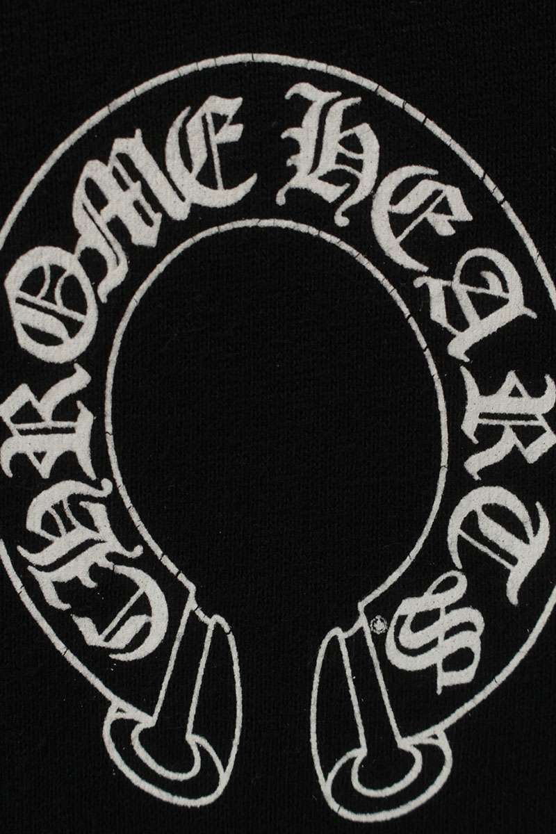Chrome Hearts Back Arch Logo Floral Sleeve Sweatshirt Size M