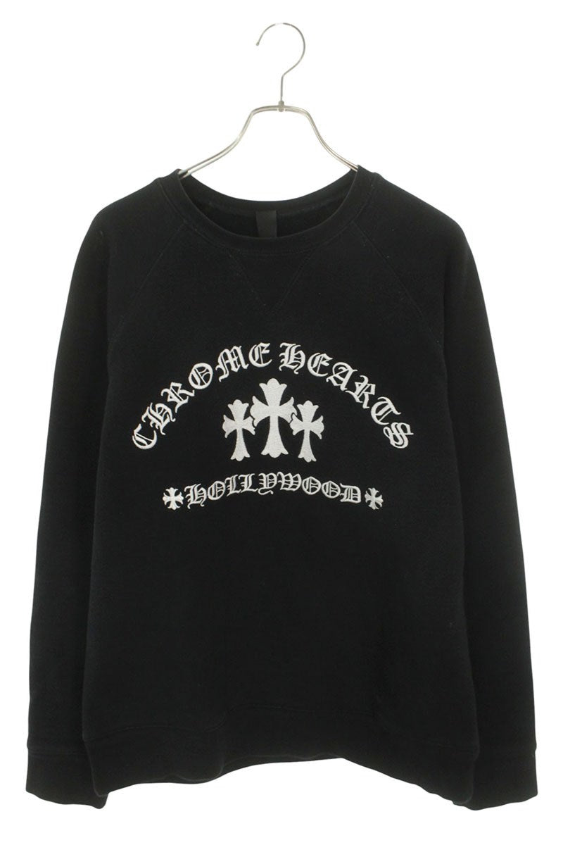 Chrome Hearts U SAILIN ON CREW Triple Cross Logo Size L