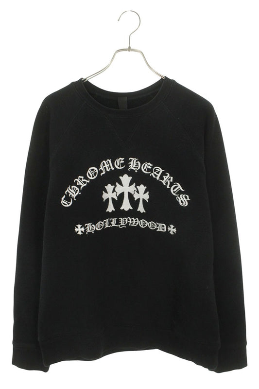 Chrome Hearts U SAILIN ON CREW Triple Cross Logo Size L