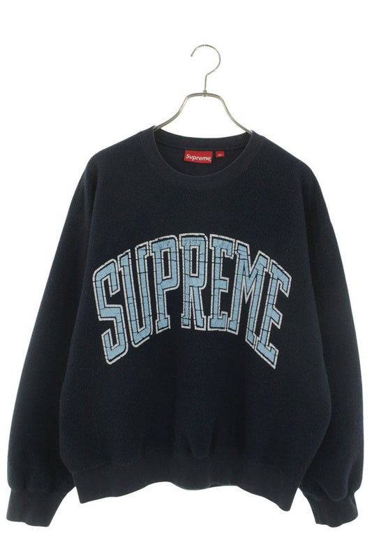 Supreme 23AW Inside Out Crewneck Sweatshirt Blue Size M