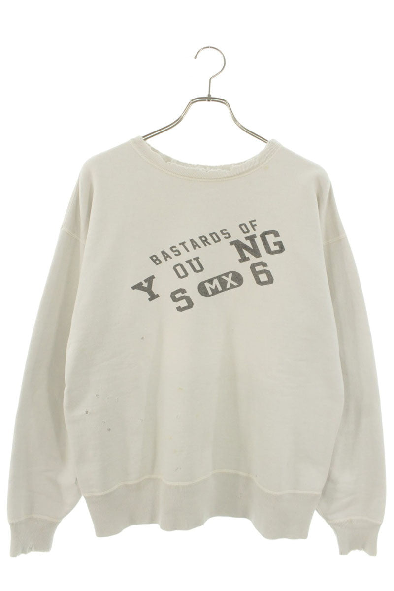 Saint Michael 25SS Vintage Sweatshirt White Size M