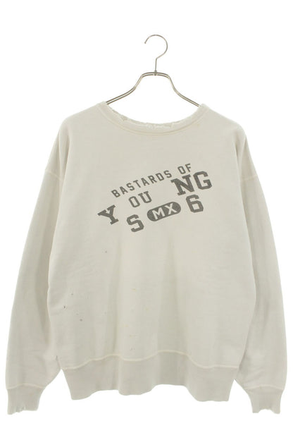 Saint Michael 25SS Vintage Sweatshirt White Size M