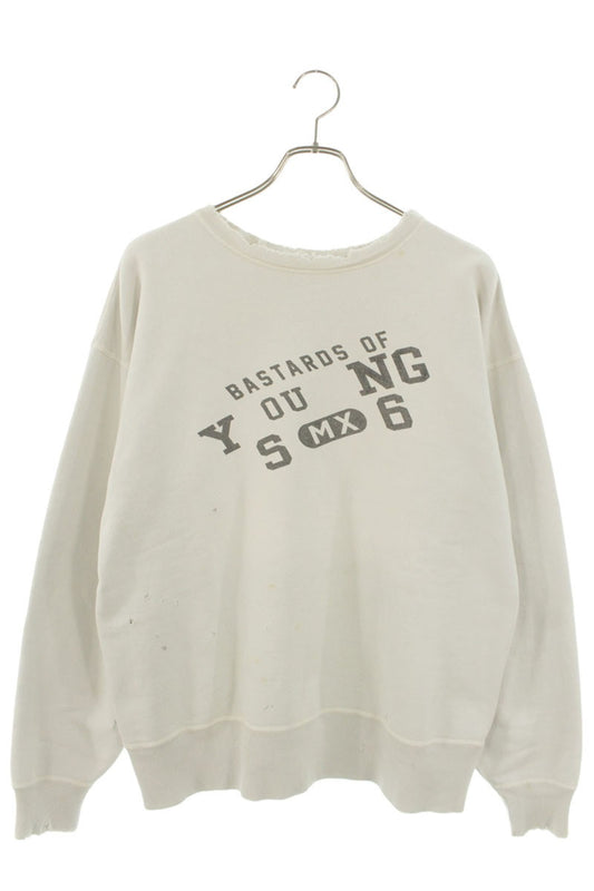 Saint Michael 25SS Vintage Sweatshirt White Size M