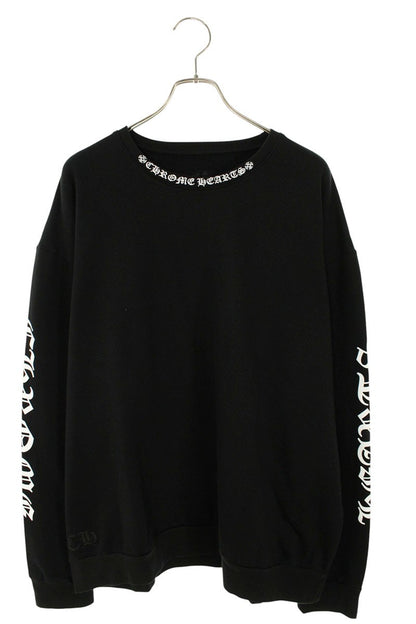 Chrome Hearts SWTSHRT PLVR Neck Logo Sleeve Print Size XL
