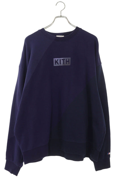 KITH Logo Crewneck Sweatshirt Purple Size XL