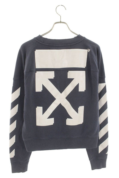 OFF-WHITE x Champion Back Arrow Print Sweatshirt Blue Size M