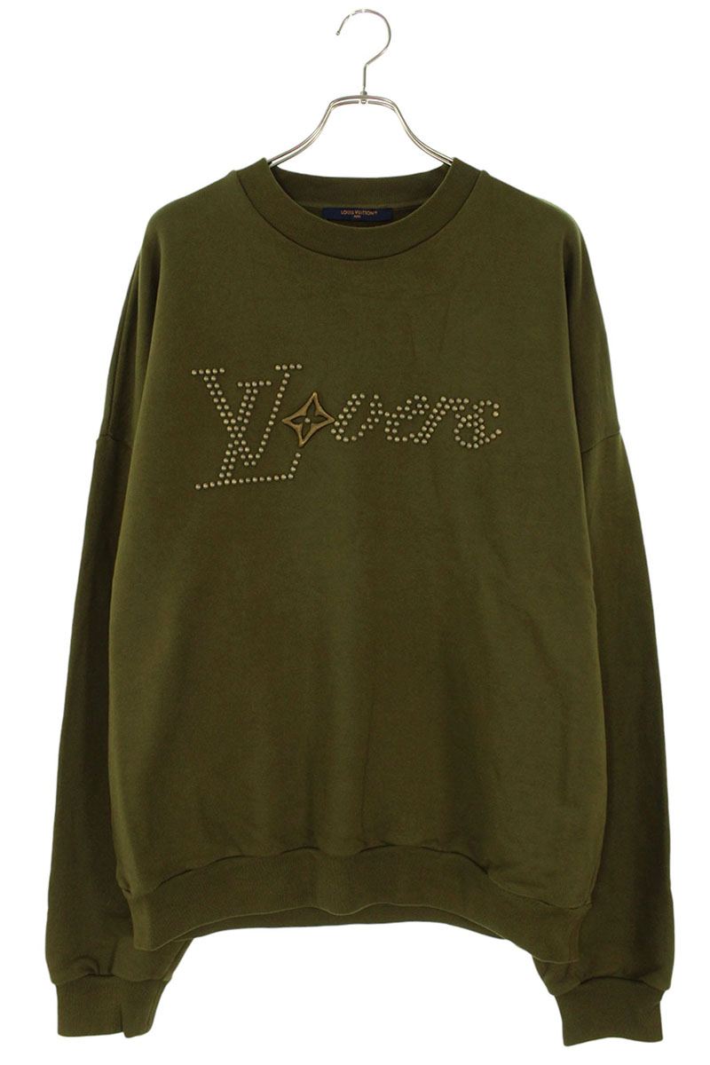 LOUISVUITTON 24SS Crewneck Signature Sweatshirt Size XL