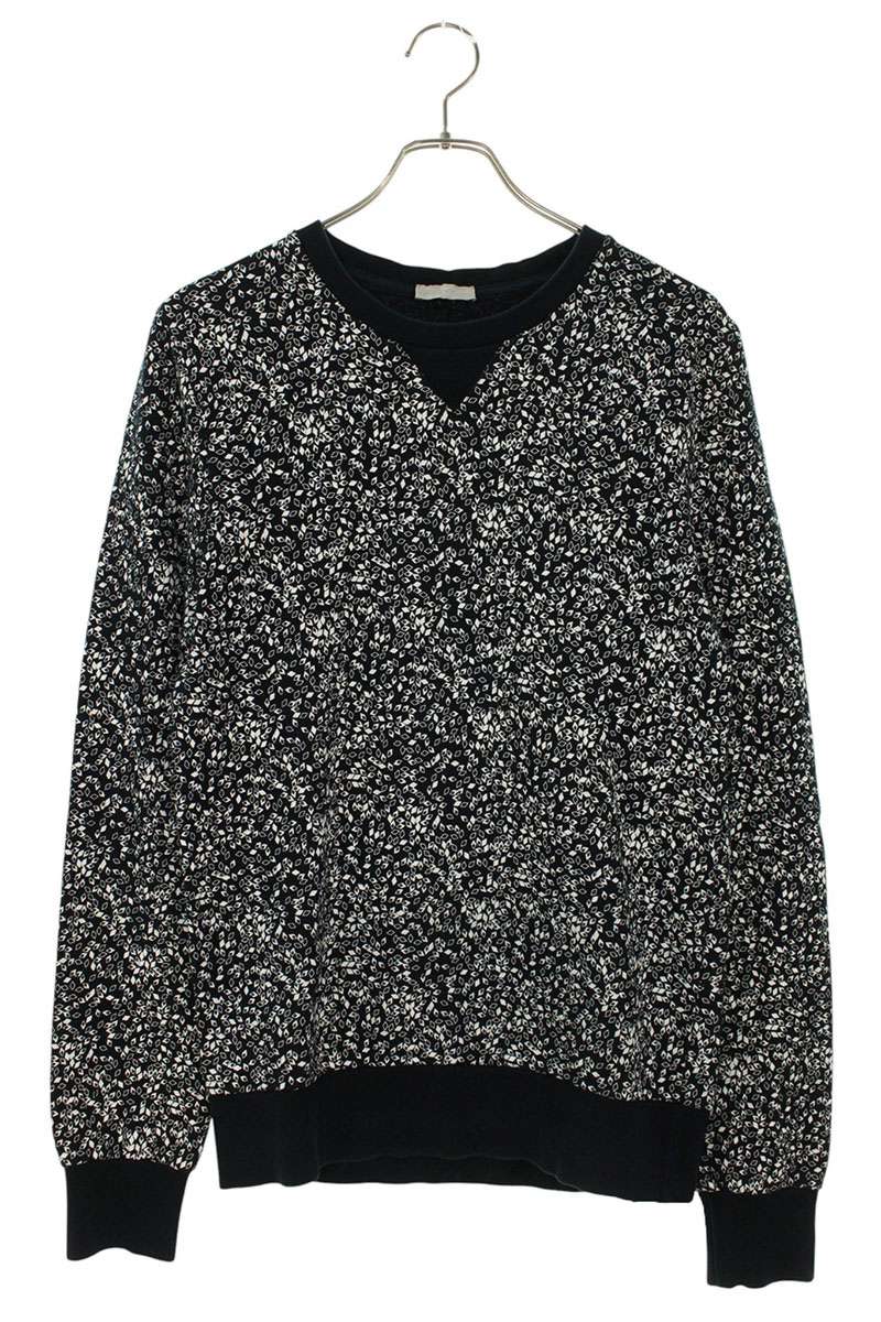 Dior HOMME 08SS Diamond All-Over Sweatshirt Black Size XS