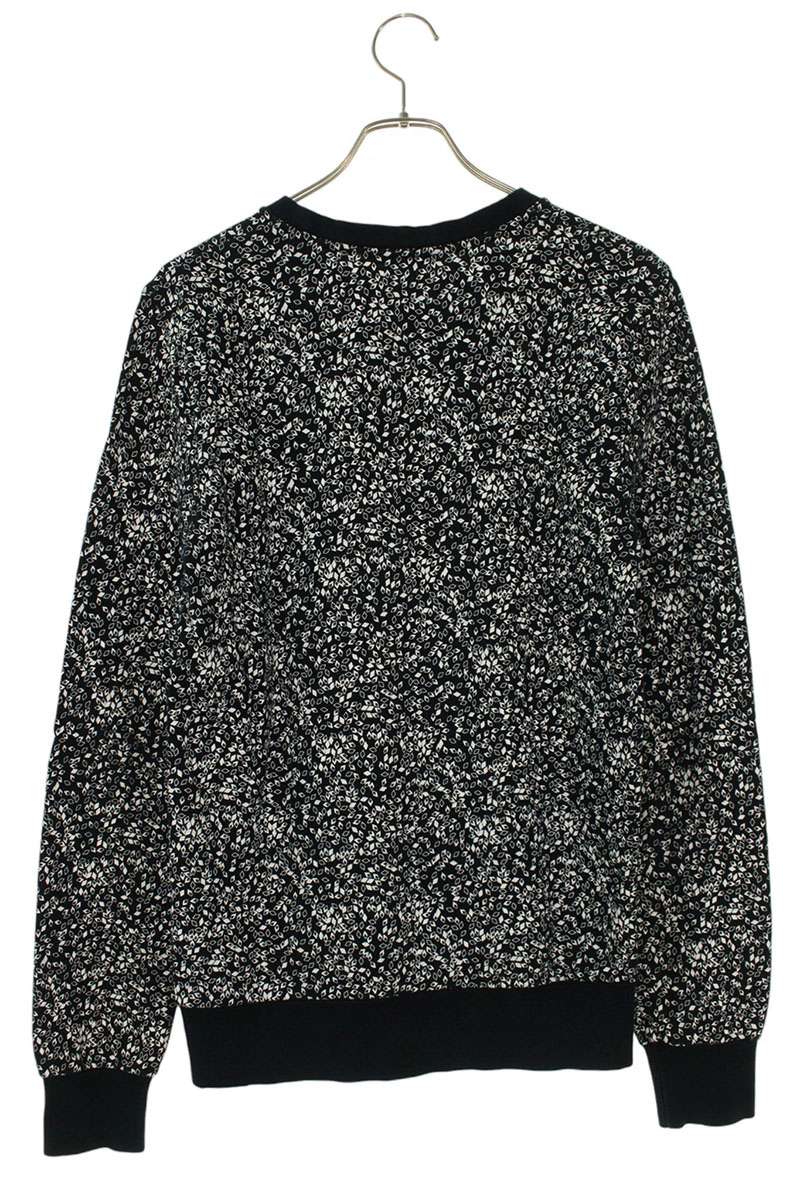 Dior HOMME 08SS Diamond All-Over Sweatshirt Black Size XS
