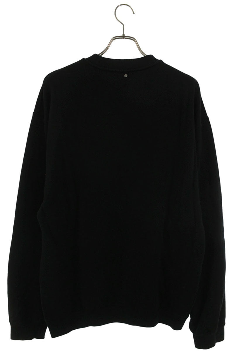 OAMC x Fragment Design Logo Print Sweatshirt Black Size S