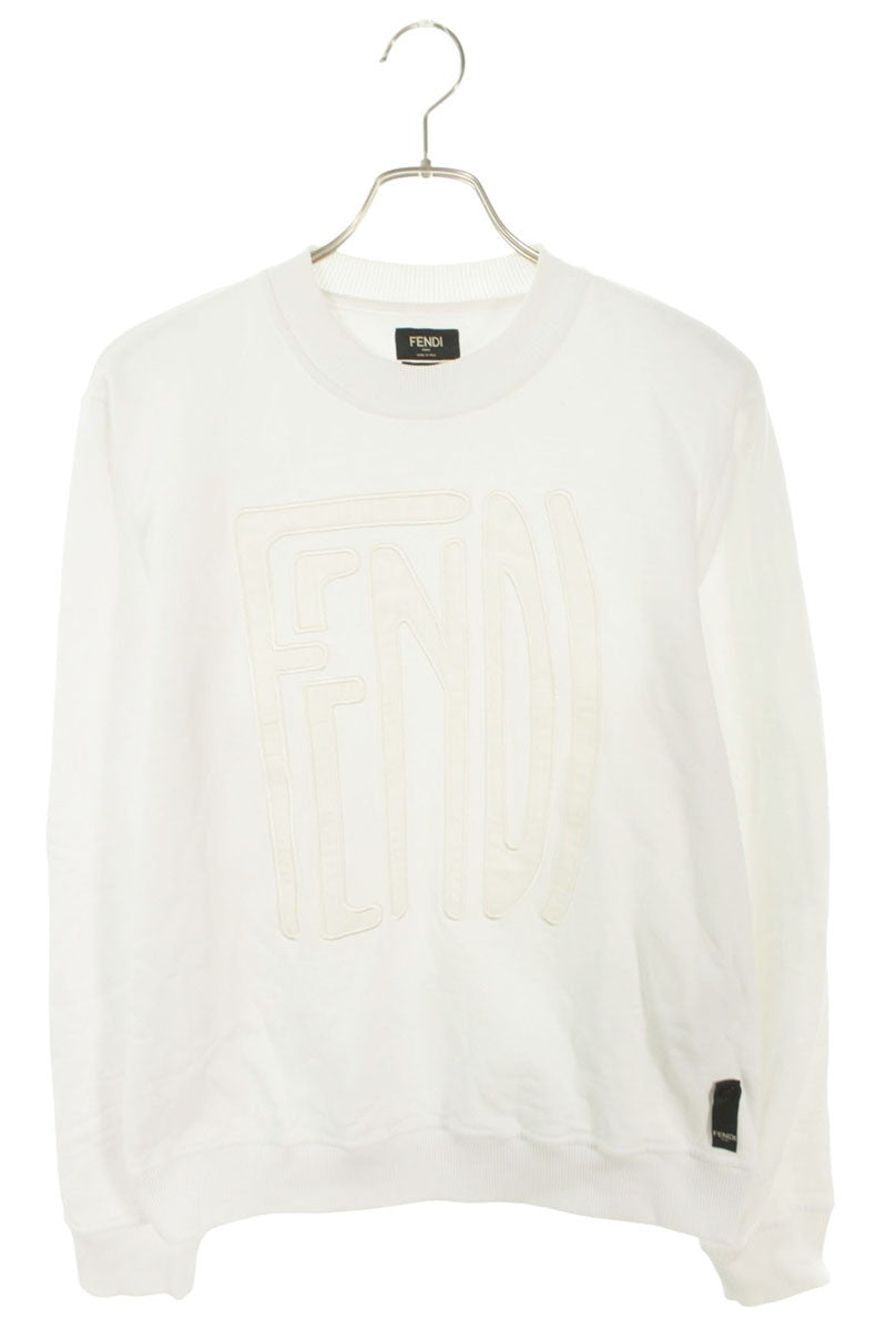 ANREALAGE x Fendi Logo Sweatshirt White Size M