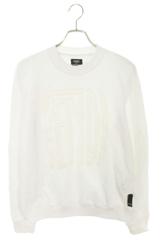 ANREALAGE x Fendi Logo Sweatshirt White Size M