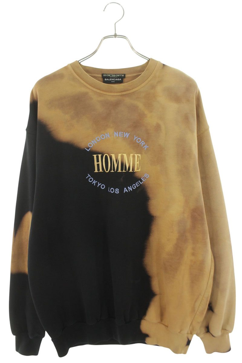 BALENCIAGA 17AW Bleached HOMME Embroidered Oversized Size S