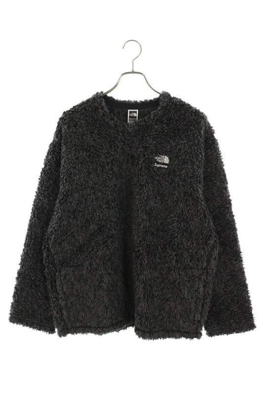 SUPREME 23SS High Pile Fleece Pullover Black Size L