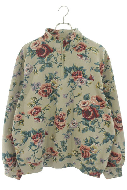 SUPREME 26SS All-Over Small Box Logo Half Zip Size M