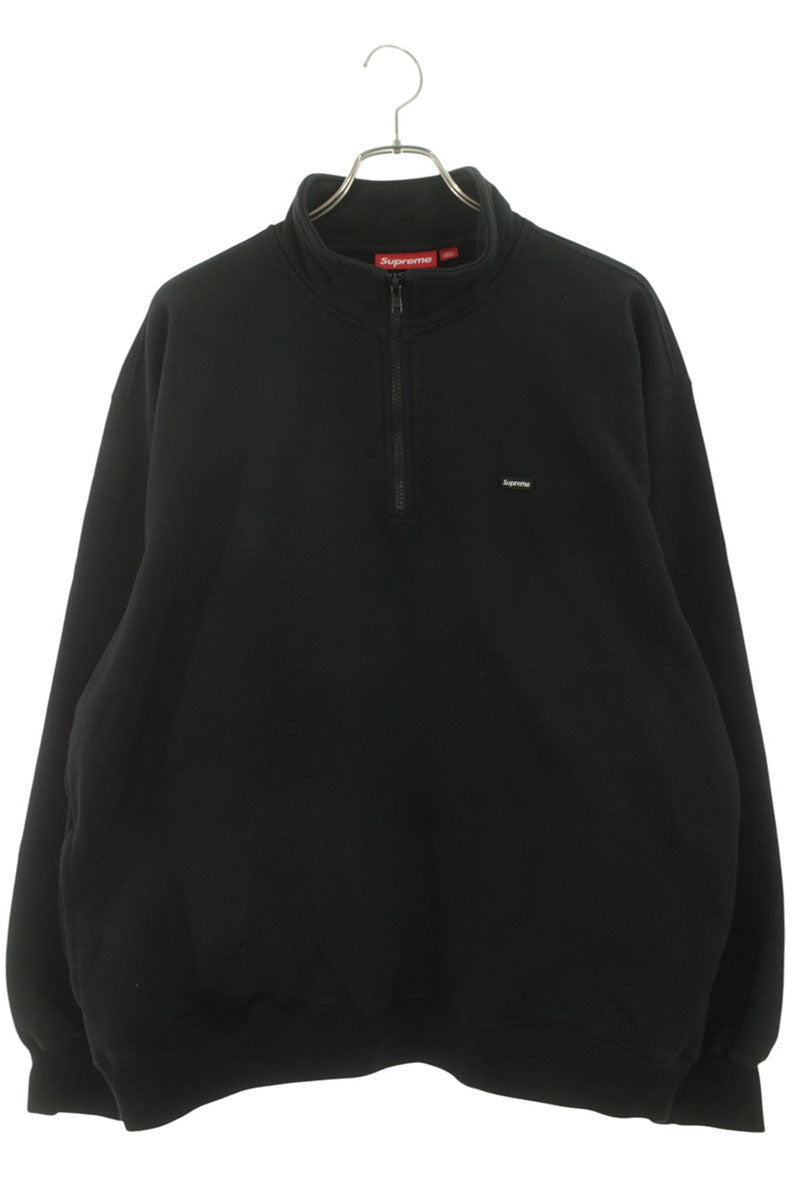 SUPREME 25SS Small Box Logo Half Zip Pullover Black Size XL