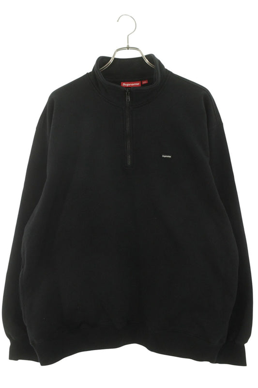 SUPREME 25SS Small Box Logo Half Zip Pullover Black Size XL