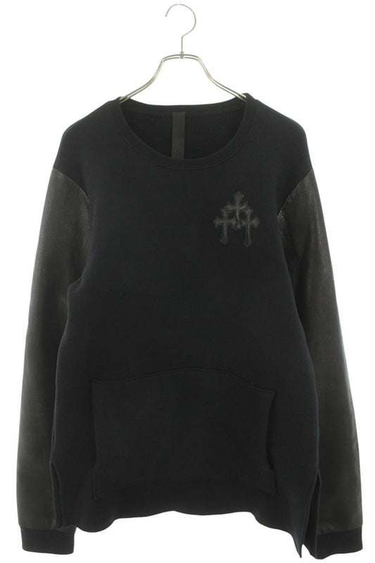 Chrome Hearts Y NOT Cemetery Cross Leather Patch Size L