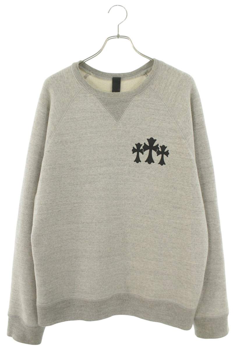 Chrome Hearts Back CH Logo Embroidered Sweatshirt Size L