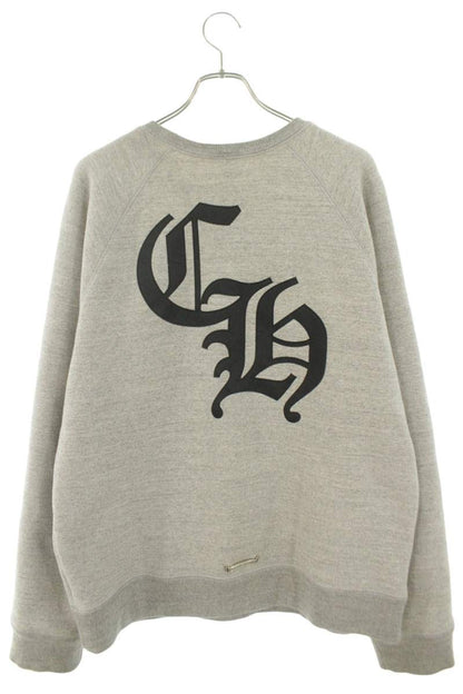 Chrome Hearts Back CH Logo Embroidered Sweatshirt Size L