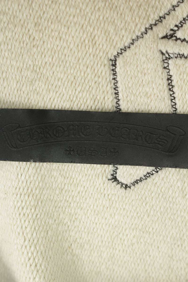 Chrome Hearts Back CH Logo Embroidered Sweatshirt Size L