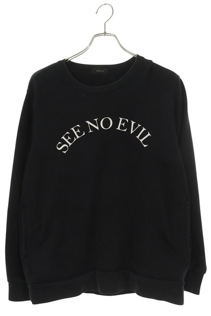 UNDERCOVER 15SS "SEE NO EVIL" Cotton Crewneck Sweat Size M