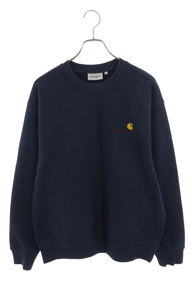 Carhartt Chest Embroidered Logo Sweatshirt Navy Size M