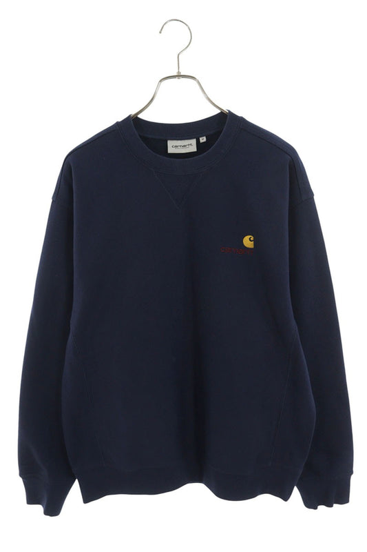 Carhartt Chest Embroidered Logo Sweatshirt Navy Size M