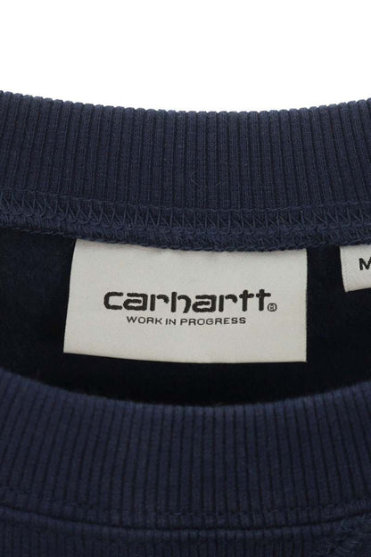 Carhartt Chest Embroidered Logo Sweatshirt Navy Size M