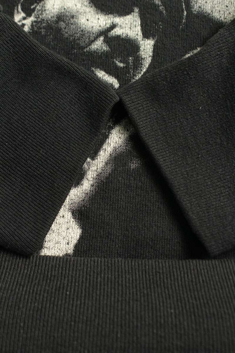 VINTAGE Thelonious Monk Front Print Sweatshirt Black Size L
