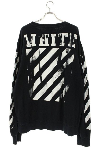 OFF-WHITE Caravaggio Front Sweatshirt Black/White Size L
