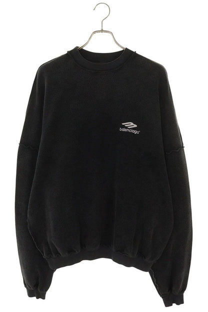 BALENCIAGA Sport Icon Inside-Out Sweatshirt Grey Size M