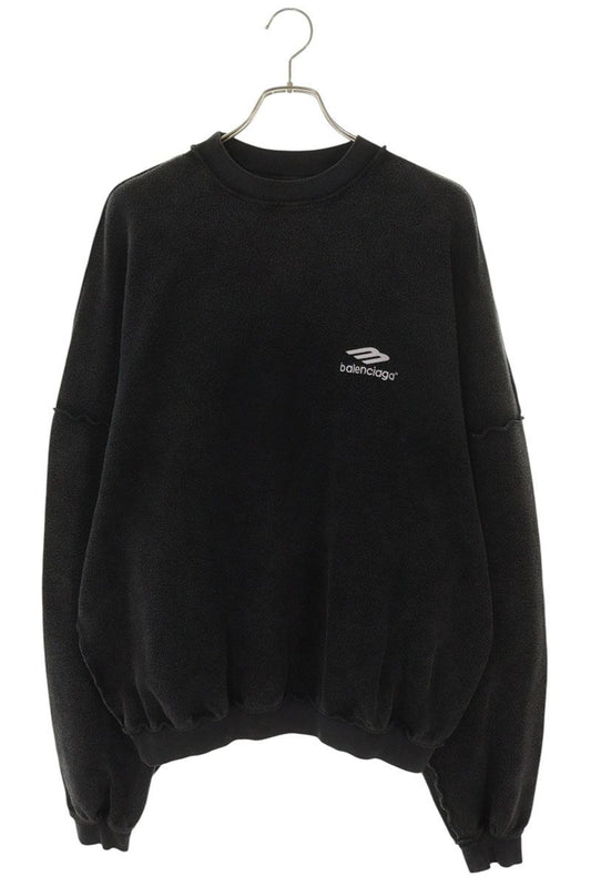 BALENCIAGA Sport Icon Inside-Out Sweatshirt Grey Size M