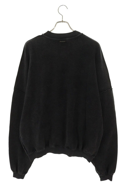 BALENCIAGA Sport Icon Inside-Out Sweatshirt Grey Size M